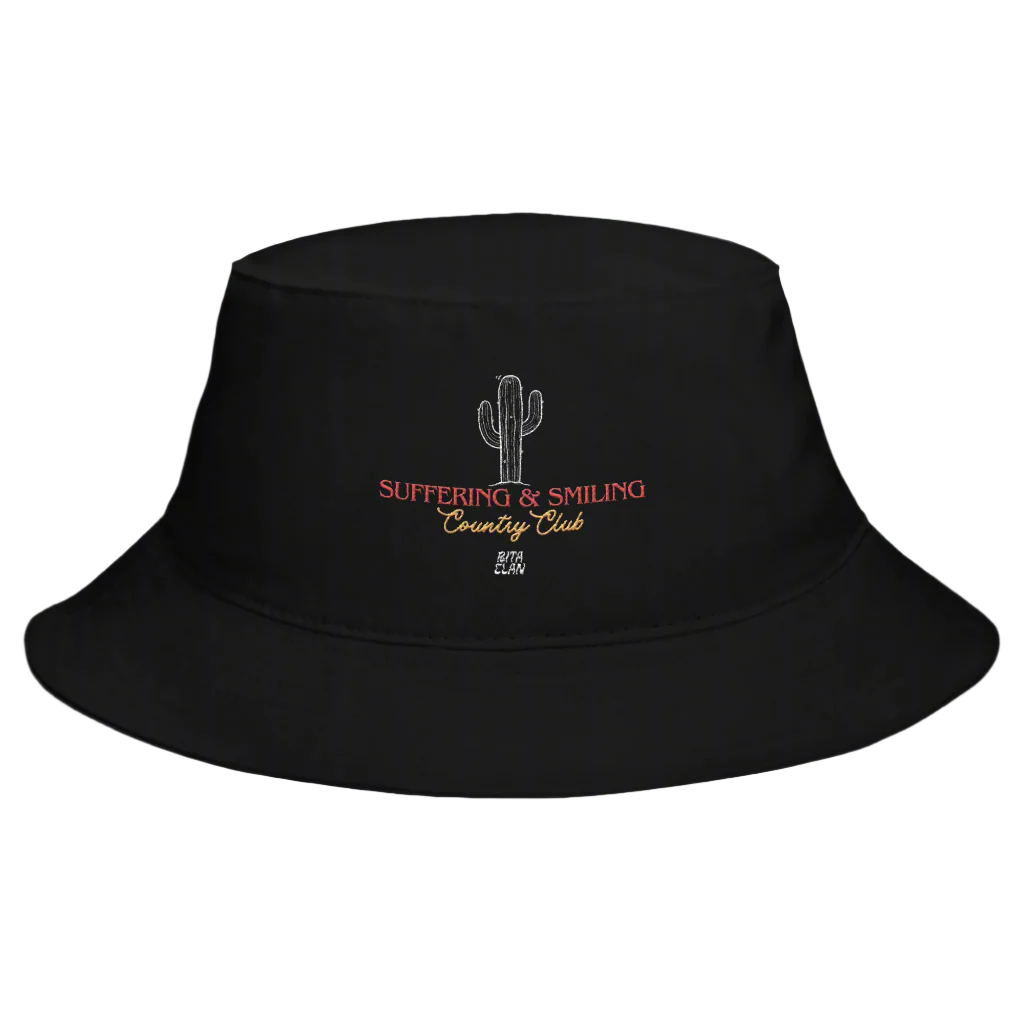 Suffering and Smiling Country Club Bucket Hat