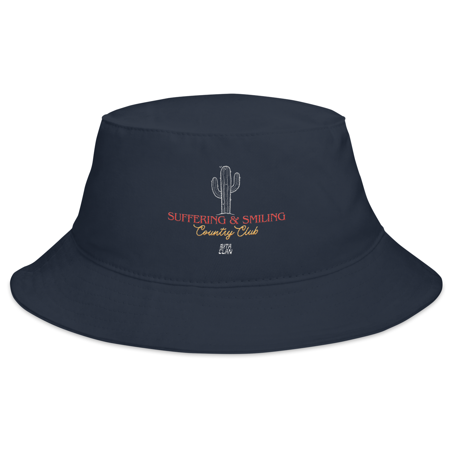 Suffering and Smiling Country Club Bucket Hat